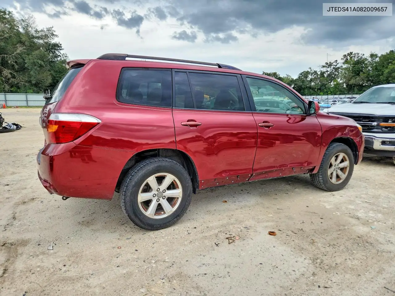 2008 Toyota Highlander Base VIN: JTEDS41A082009657 Lot: 61601376