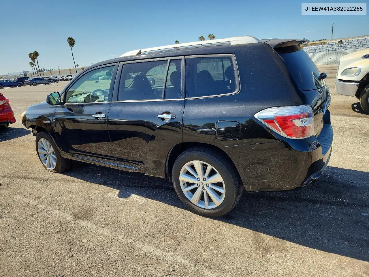 2008 Toyota Highlander Hybrid VIN: JTEEW41A382022265 Lot: 61617286