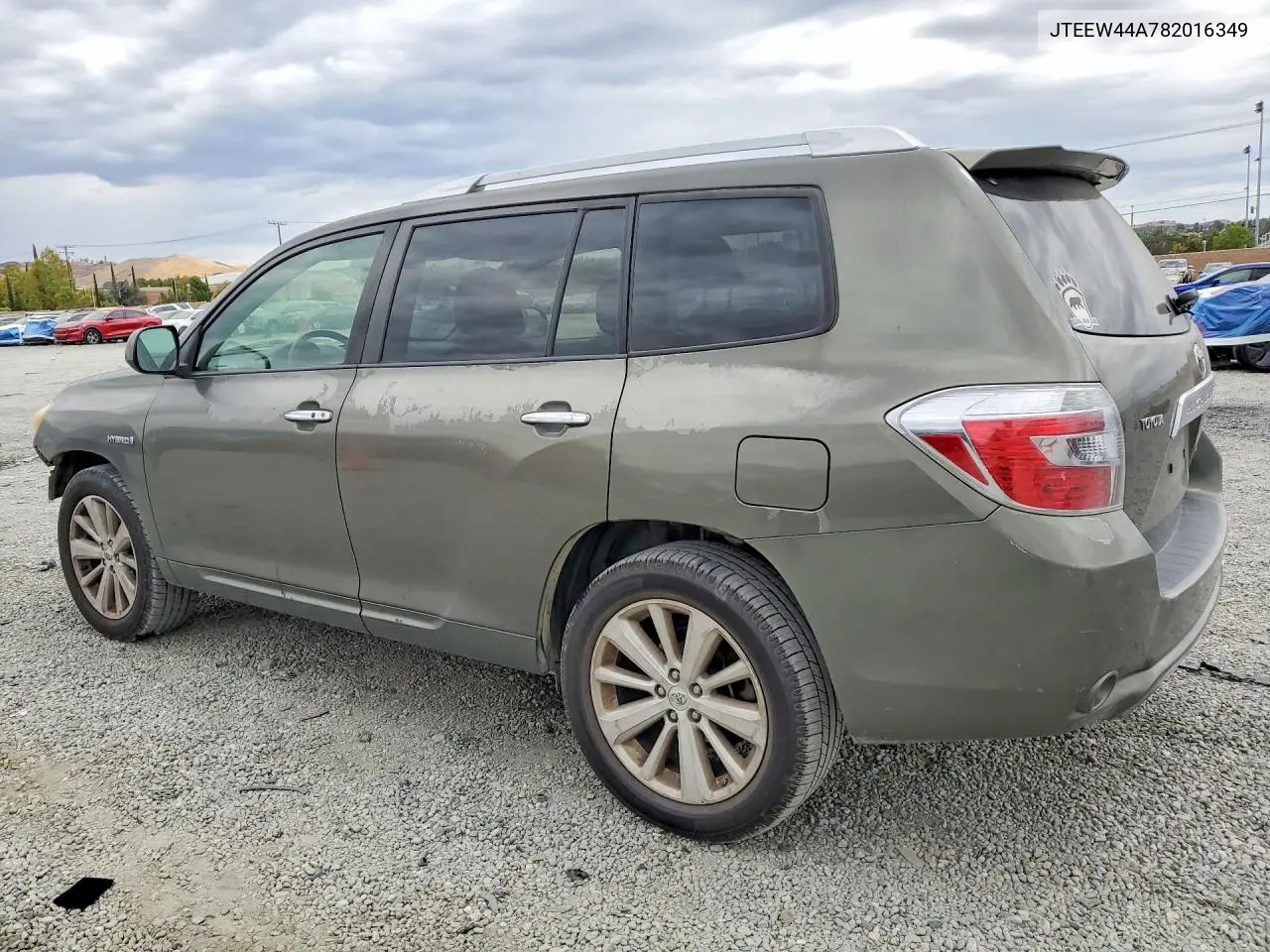 2008 Toyota Highlander Hybrid Limited VIN: JTEEW44A782016349 Lot: 61715106