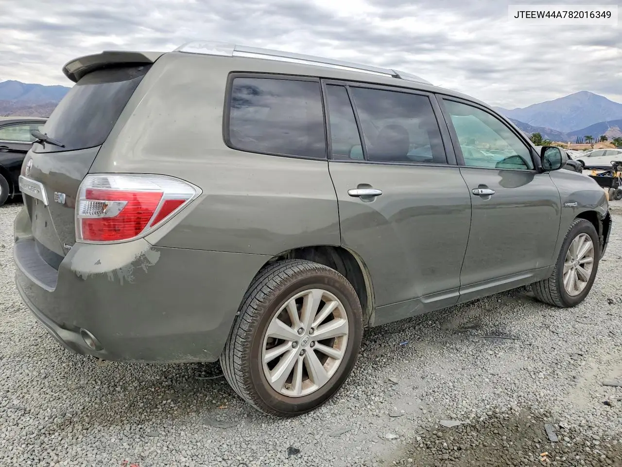 2008 Toyota Highlander Hybrid Limited VIN: JTEEW44A782016349 Lot: 61715106