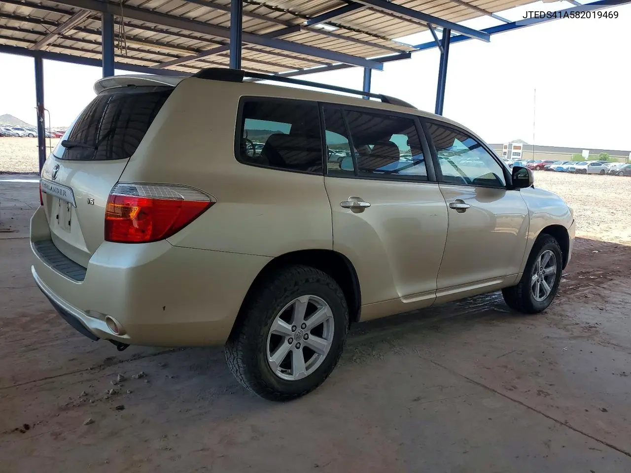 2008 Toyota Highlander Base VIN: JTEDS41A582019469 Lot: 61720896