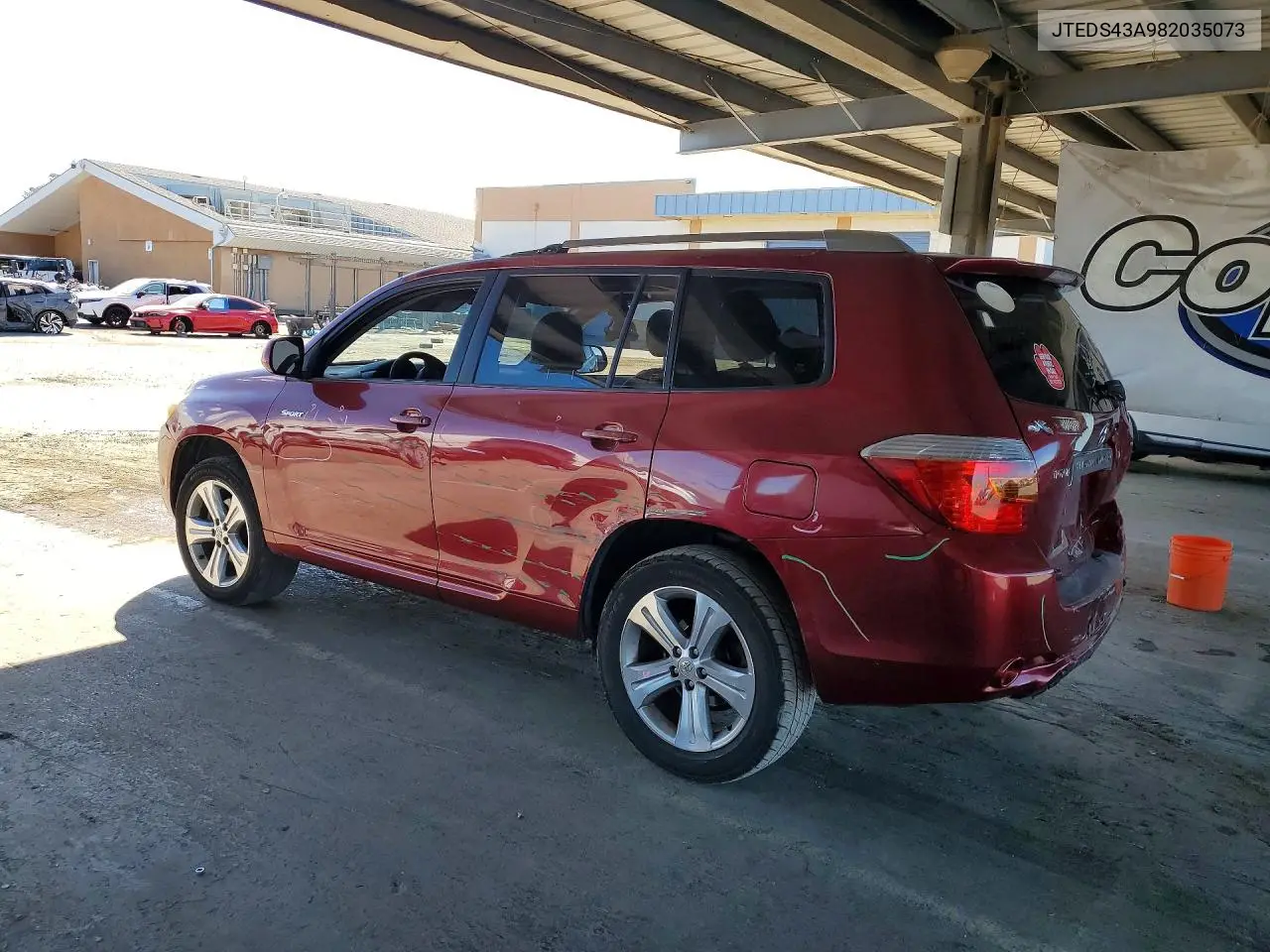 2008 Toyota Highlander Sport VIN: JTEDS43A982035073 Lot: 61781916