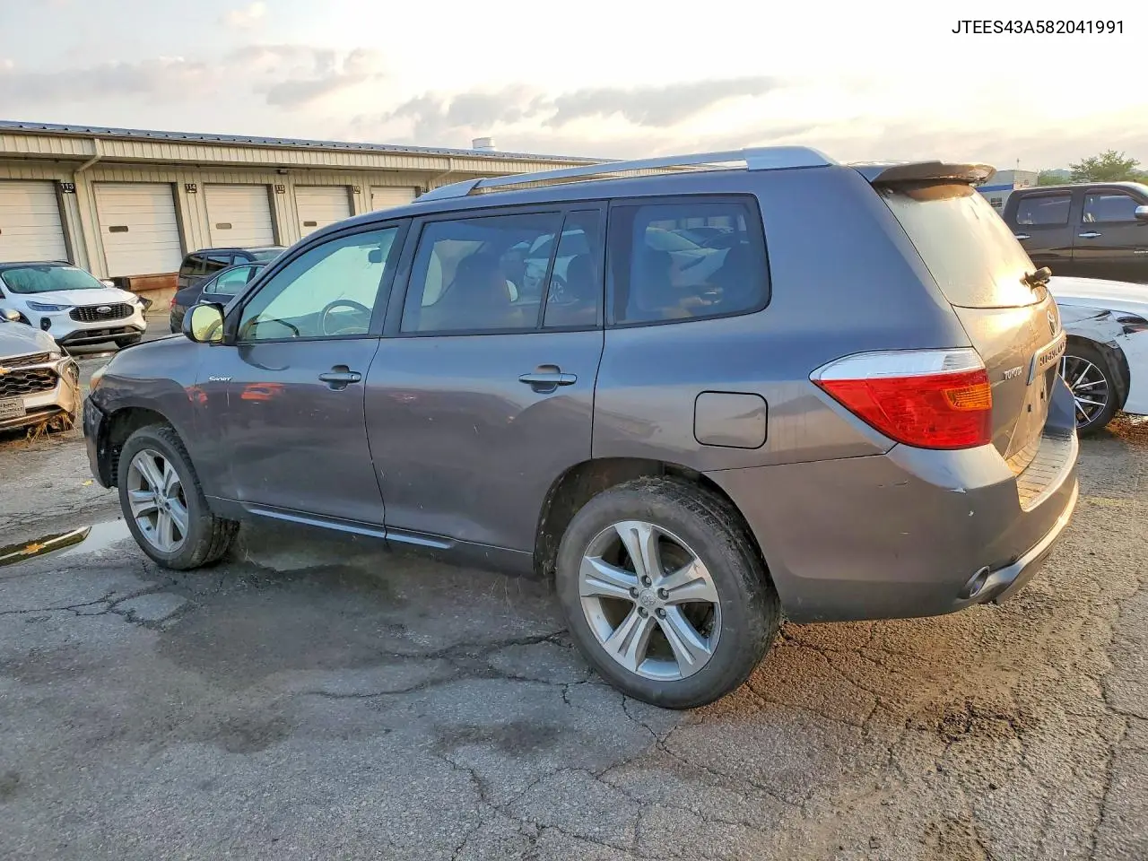 2008 Toyota Highlander Limited VIN: JTEES43A582041991 Lot: 61879246