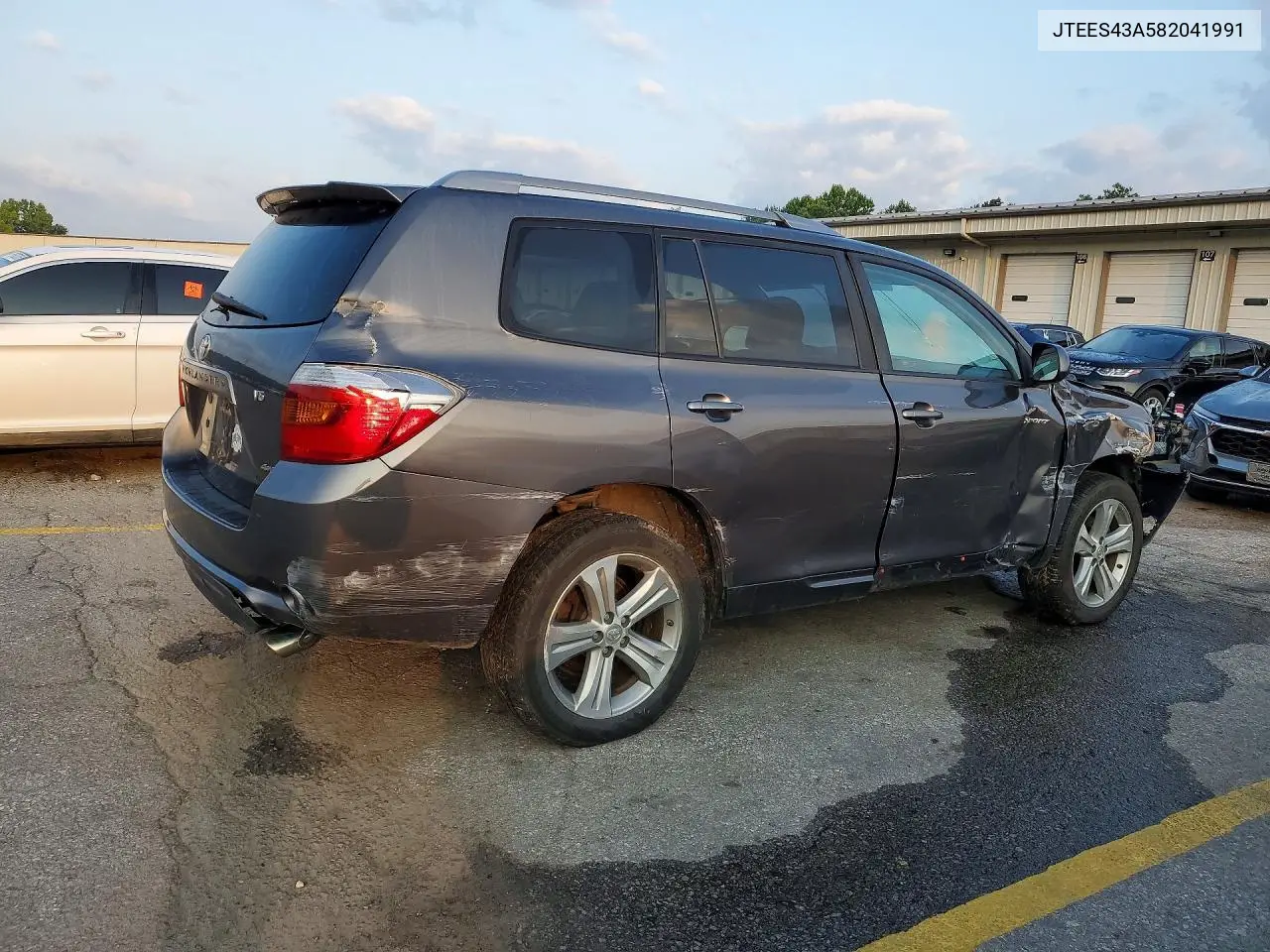 2008 Toyota Highlander Limited VIN: JTEES43A582041991 Lot: 61879246
