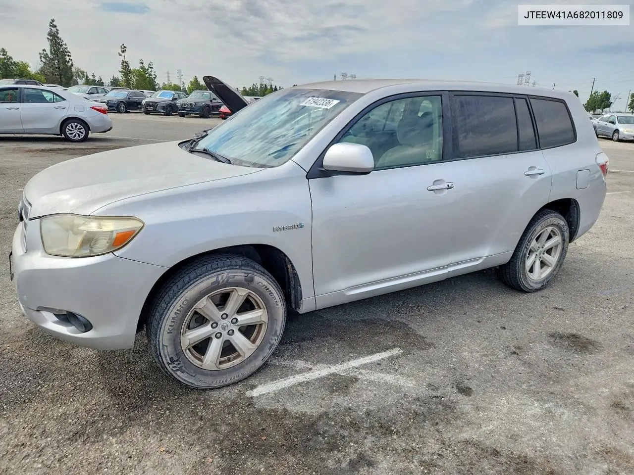 2008 Toyota Highlander Hybrid VIN: JTEEW41A682011809 Lot: 61942336