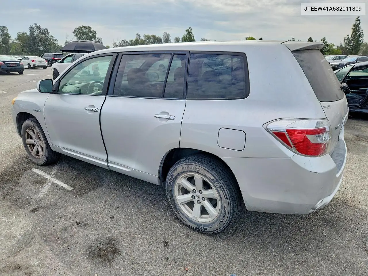 2008 Toyota Highlander Hybrid VIN: JTEEW41A682011809 Lot: 61942336