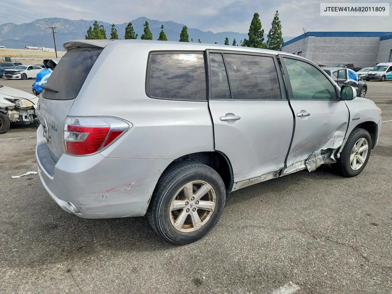 2008 Toyota Highlander Hybrid VIN: JTEEW41A682011809 Lot: 61942336