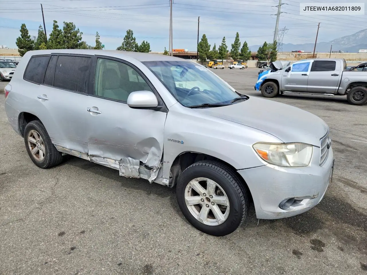 2008 Toyota Highlander Hybrid VIN: JTEEW41A682011809 Lot: 61942336