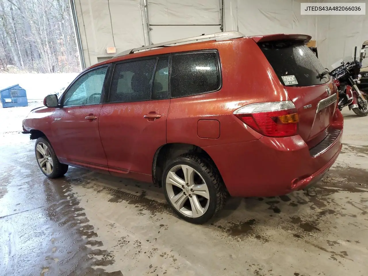 JTEDS43A482066036 2008 Toyota Highlander Sport