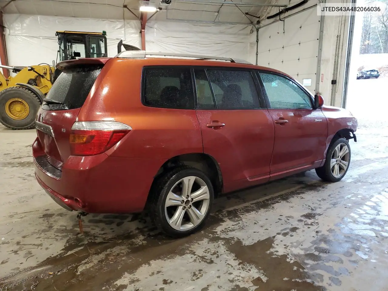 JTEDS43A482066036 2008 Toyota Highlander Sport