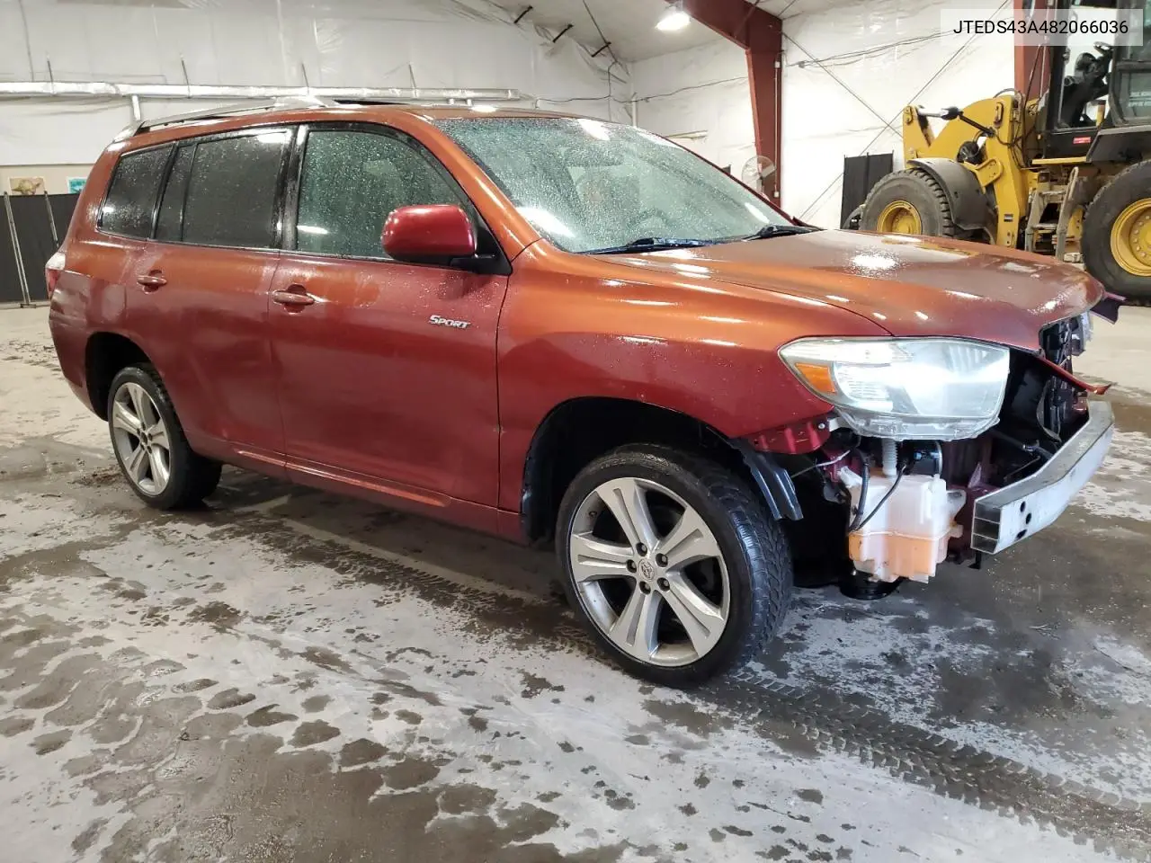 JTEDS43A482066036 2008 Toyota Highlander Sport