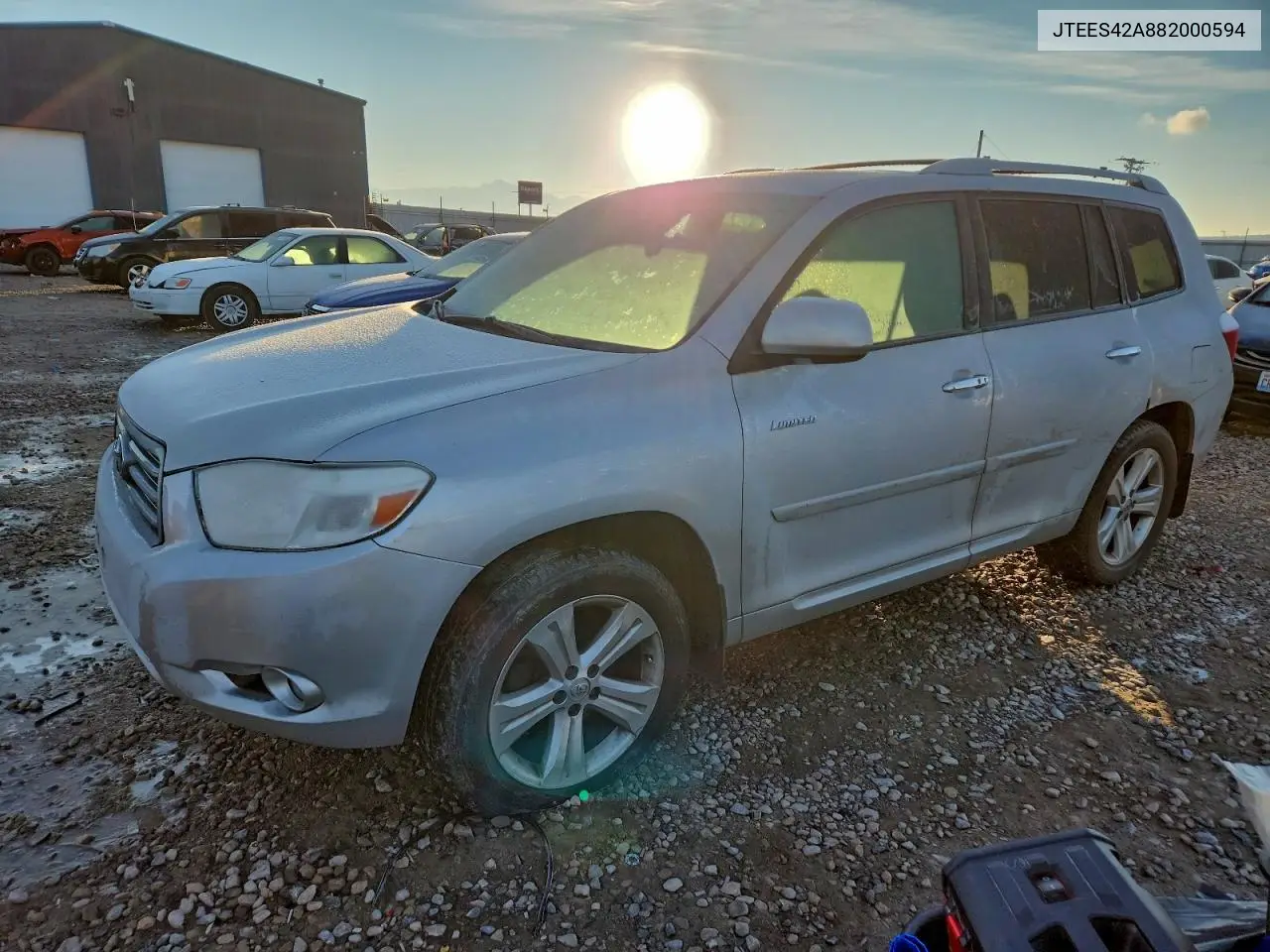JTEES42A882000594 2008 Toyota Highlander Limited