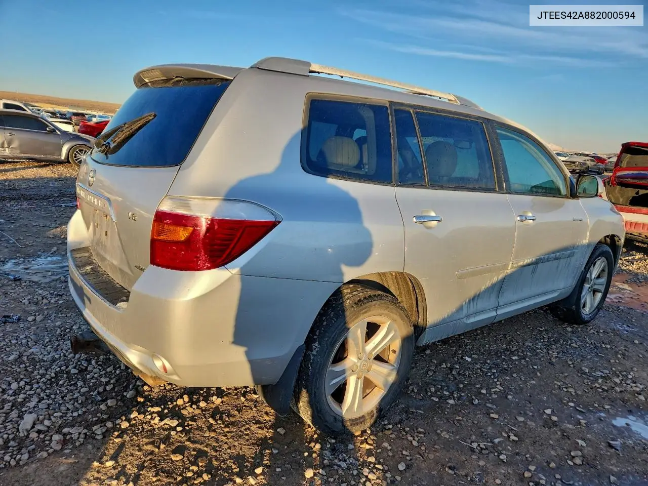 JTEES42A882000594 2008 Toyota Highlander Limited