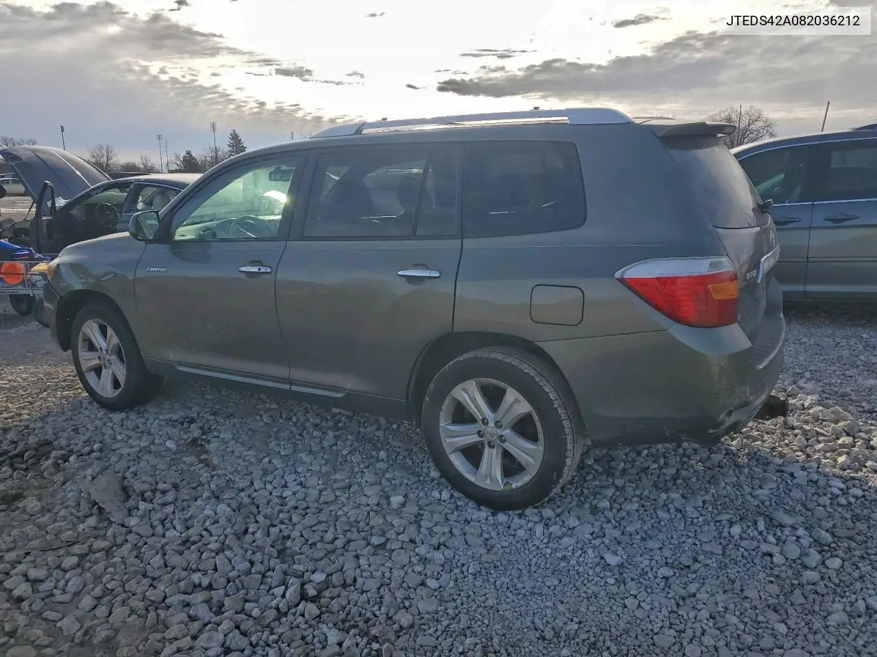 JTEDS42A082036212 2008 Toyota Highlander Limited