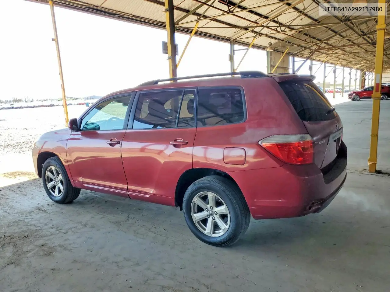 2009 Toyota Highlander Base VIN: JTEES41A292117980 Lot: 56746326