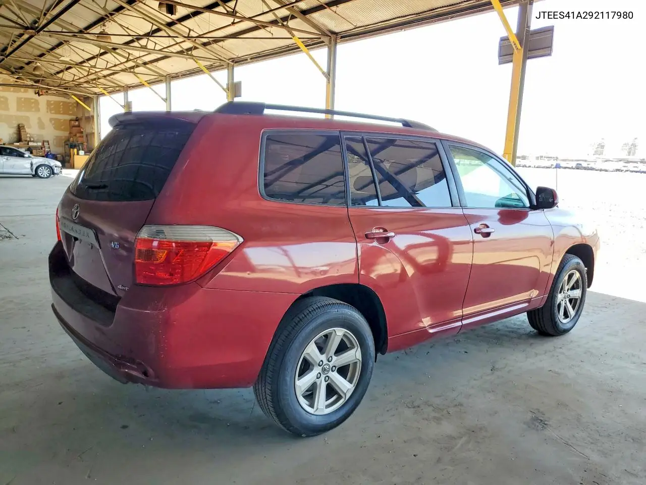 2009 Toyota Highlander Base VIN: JTEES41A292117980 Lot: 56746326