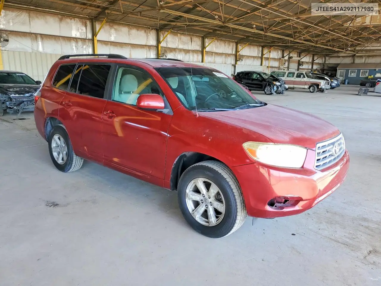 2009 Toyota Highlander Base VIN: JTEES41A292117980 Lot: 56746326