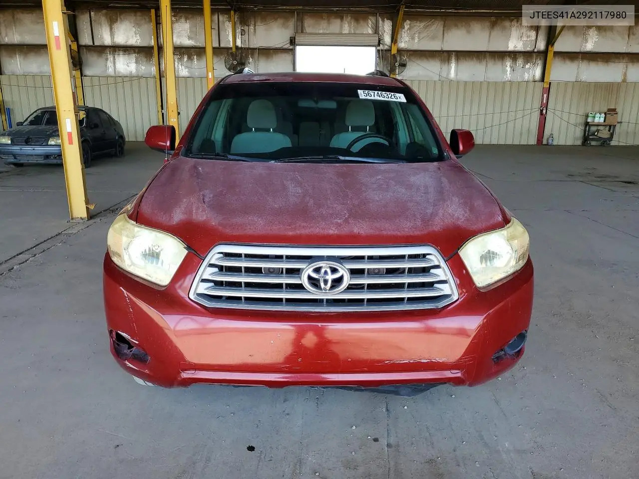 2009 Toyota Highlander Base VIN: JTEES41A292117980 Lot: 56746326
