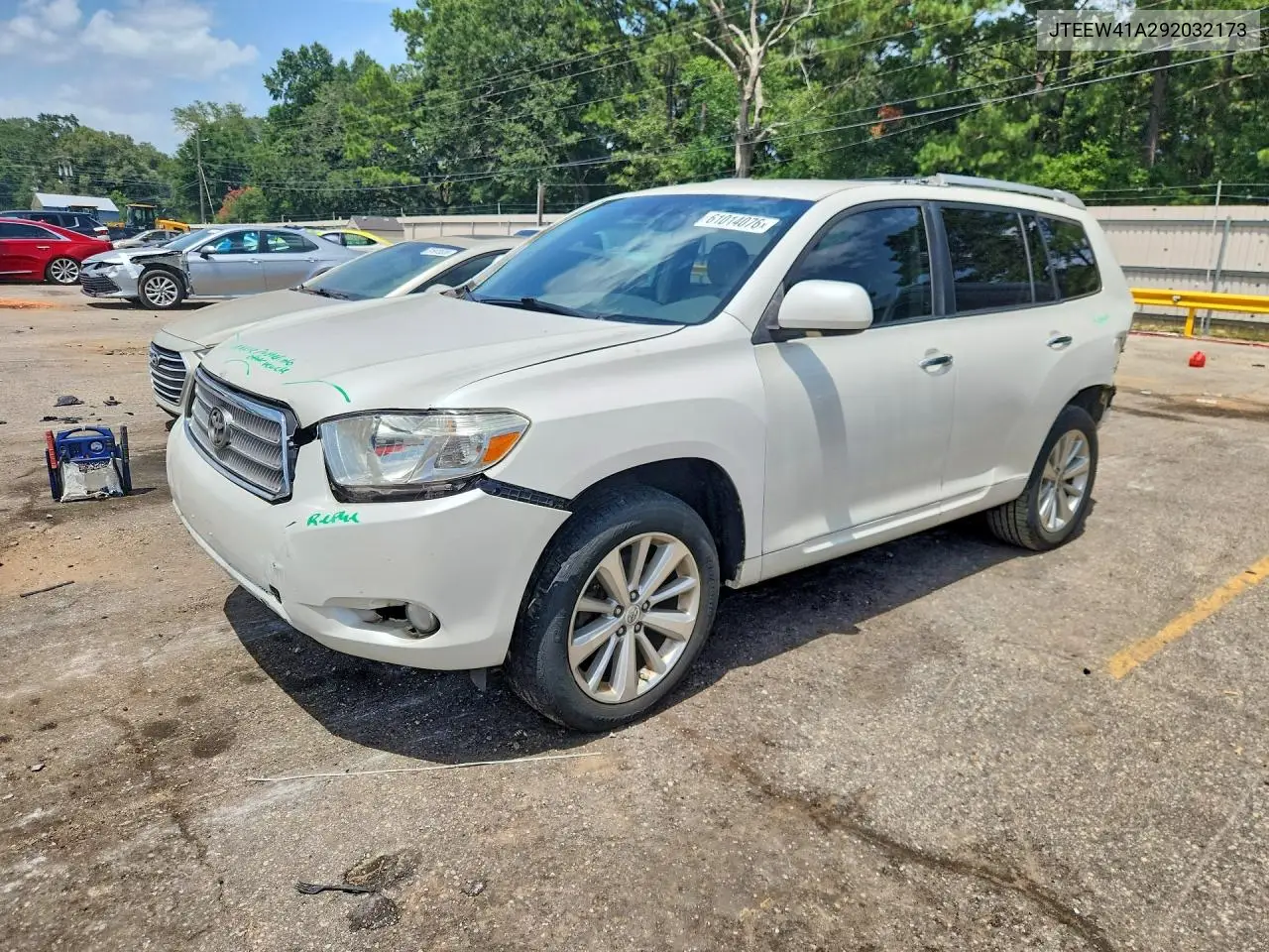 2009 Toyota Highlander Hybrid VIN: JTEEW41A292032173 Lot: 61014076