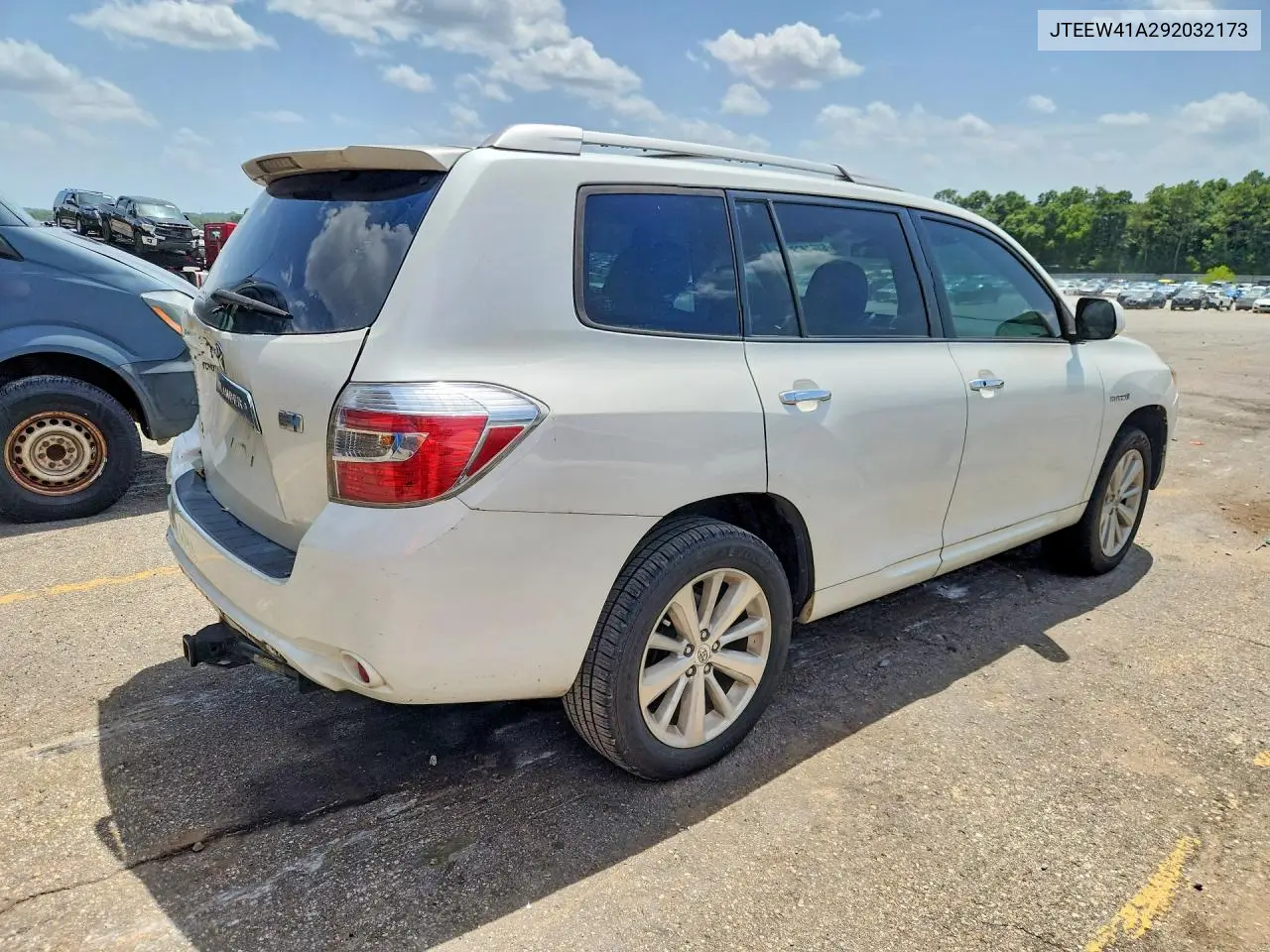 2009 Toyota Highlander Hybrid VIN: JTEEW41A292032173 Lot: 61014076