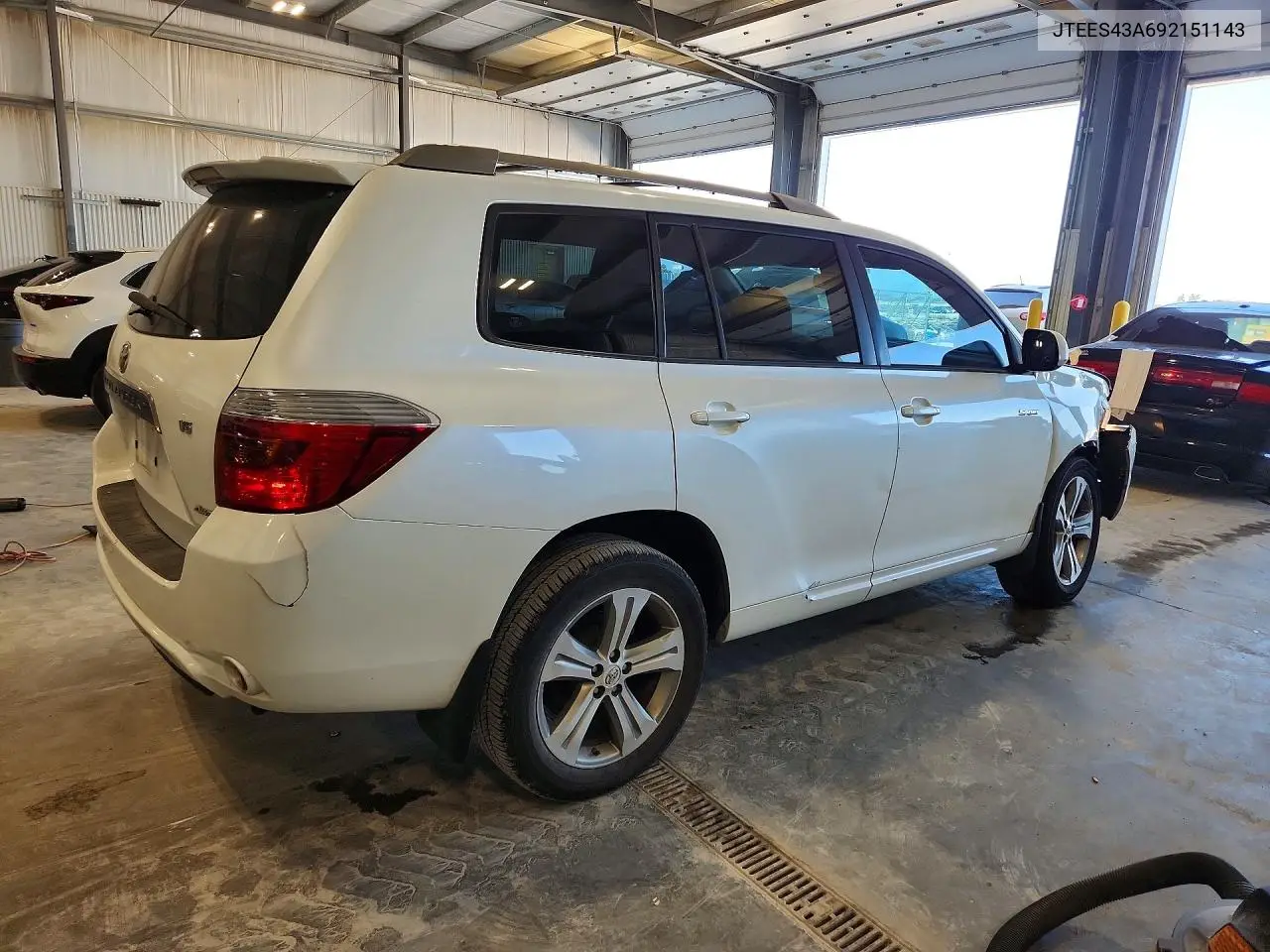 2009 Toyota Highlander Sport VIN: JTEES43A692151143 Lot: 61860076