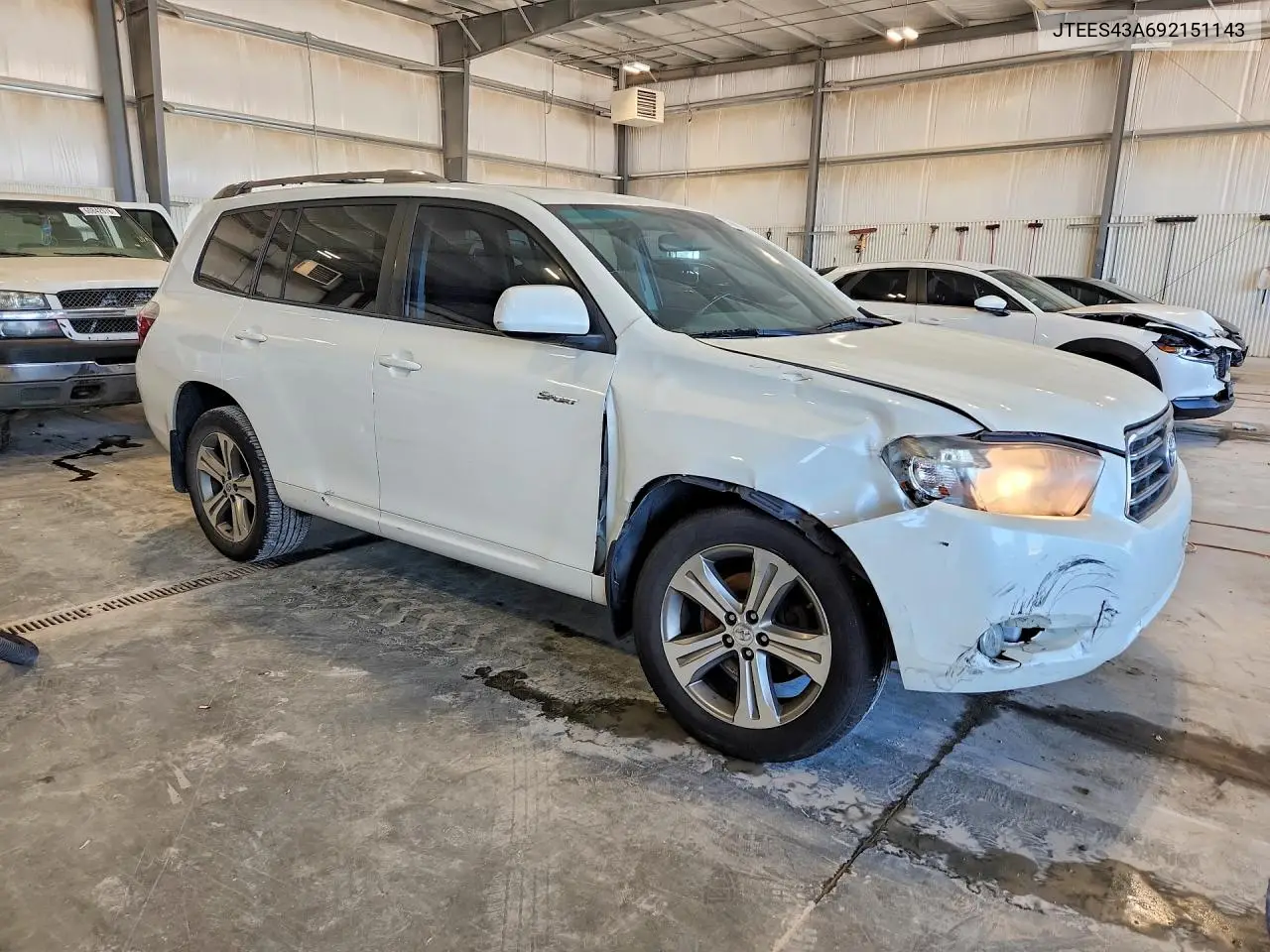 2009 Toyota Highlander Sport VIN: JTEES43A692151143 Lot: 61860076