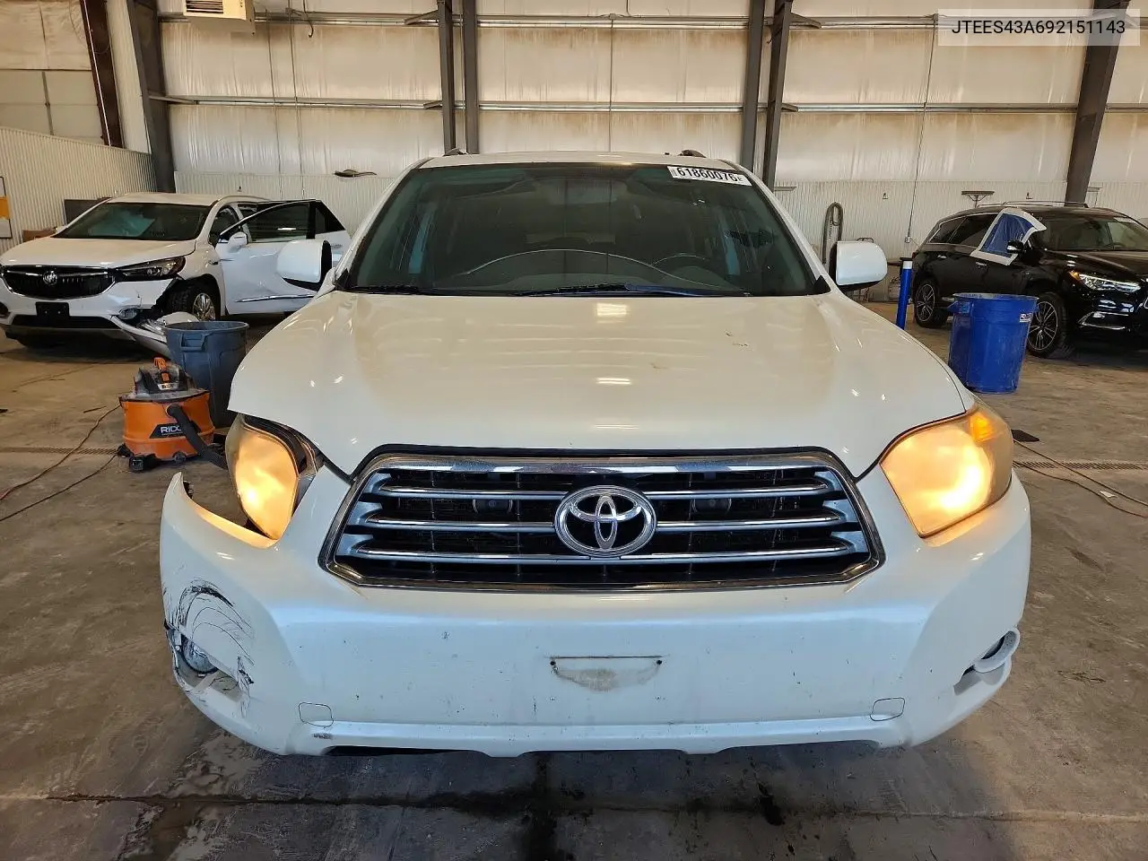 2009 Toyota Highlander Sport VIN: JTEES43A692151143 Lot: 61860076