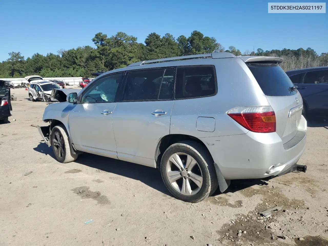 5TDDK3EH2AS021197 2010 Toyota Highlander Limited