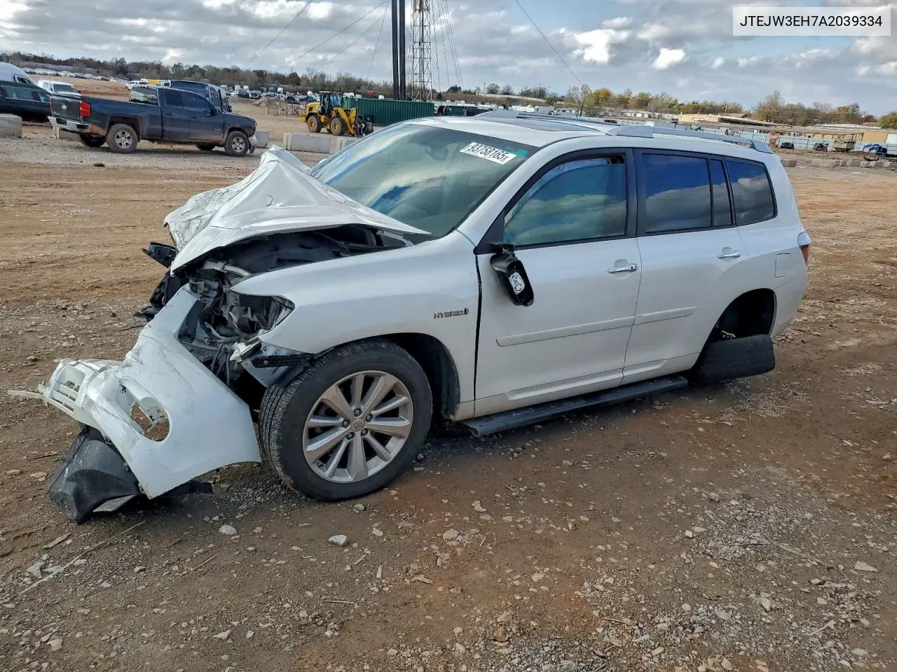 JTEJW3EH7A2039334 2010 Toyota Highlander Hybrid Limited