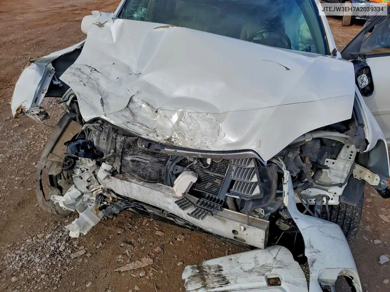 JTEJW3EH7A2039334 2010 Toyota Highlander Hybrid Limited