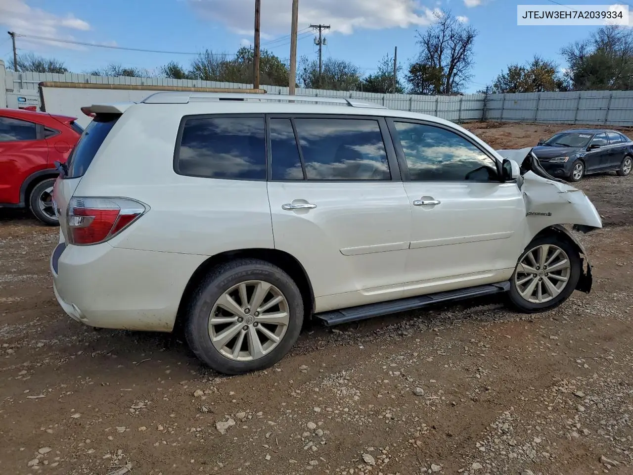 JTEJW3EH7A2039334 2010 Toyota Highlander Hybrid Limited