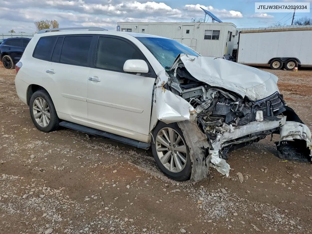 JTEJW3EH7A2039334 2010 Toyota Highlander Hybrid Limited