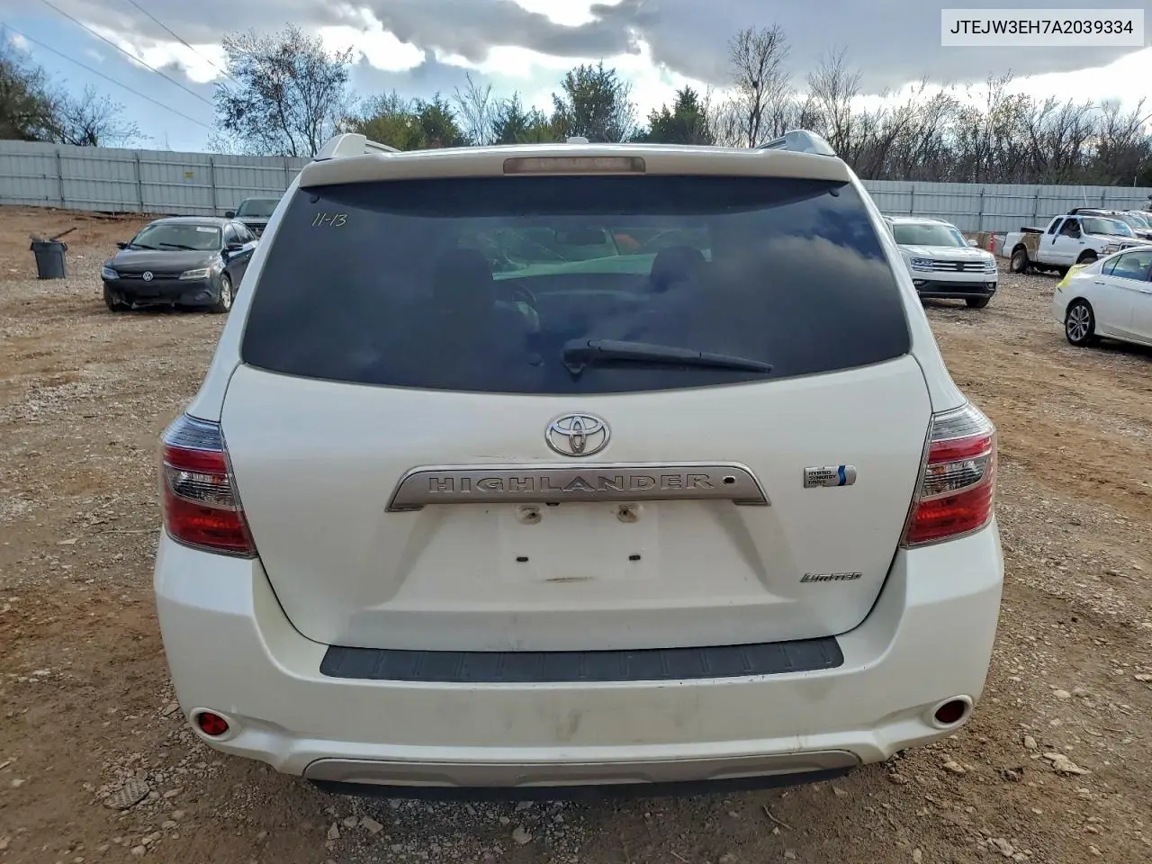JTEJW3EH7A2039334 2010 Toyota Highlander Hybrid Limited