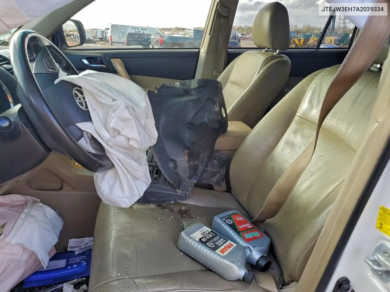 JTEJW3EH7A2039334 2010 Toyota Highlander Hybrid Limited