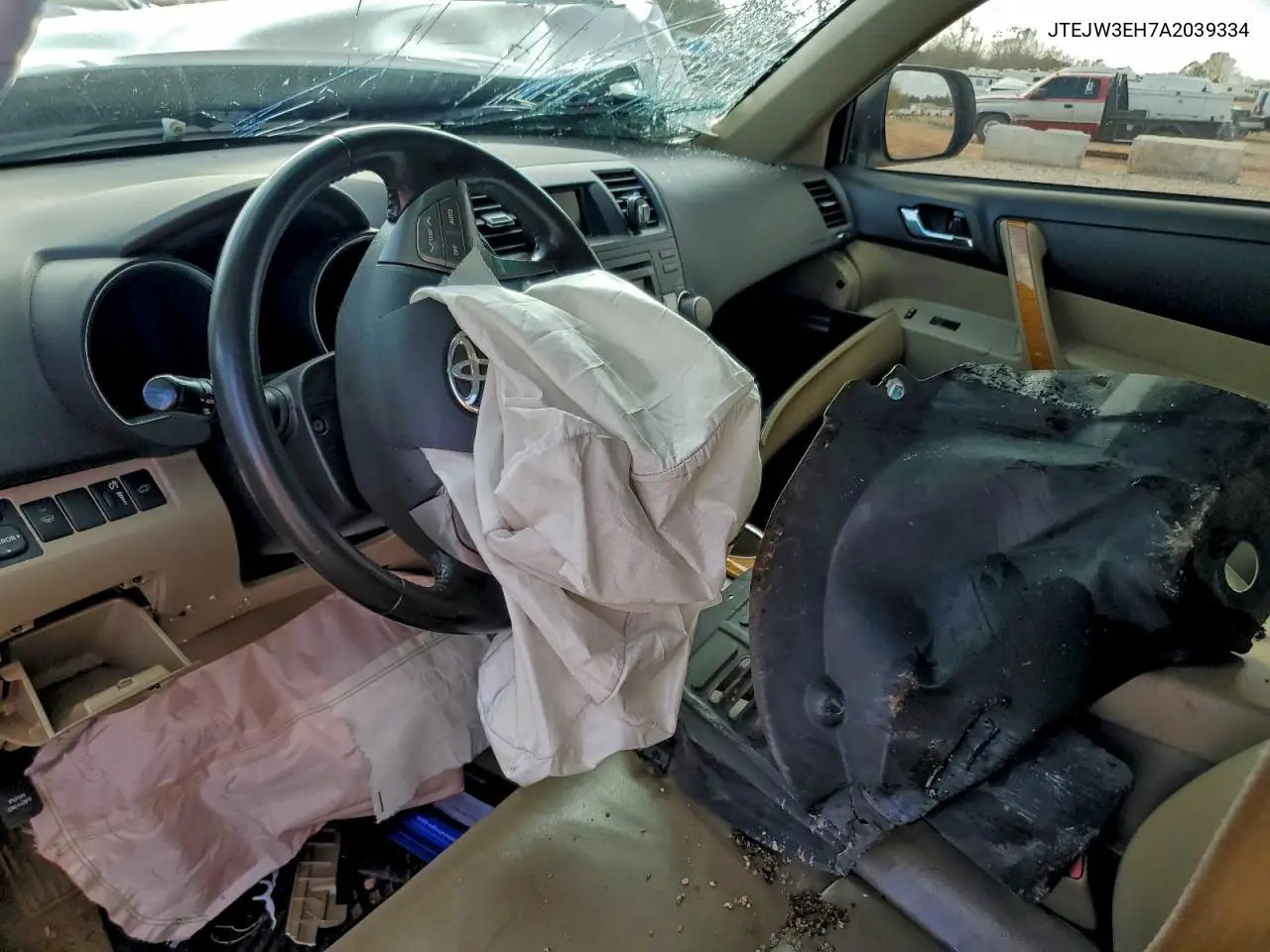 JTEJW3EH7A2039334 2010 Toyota Highlander Hybrid Limited
