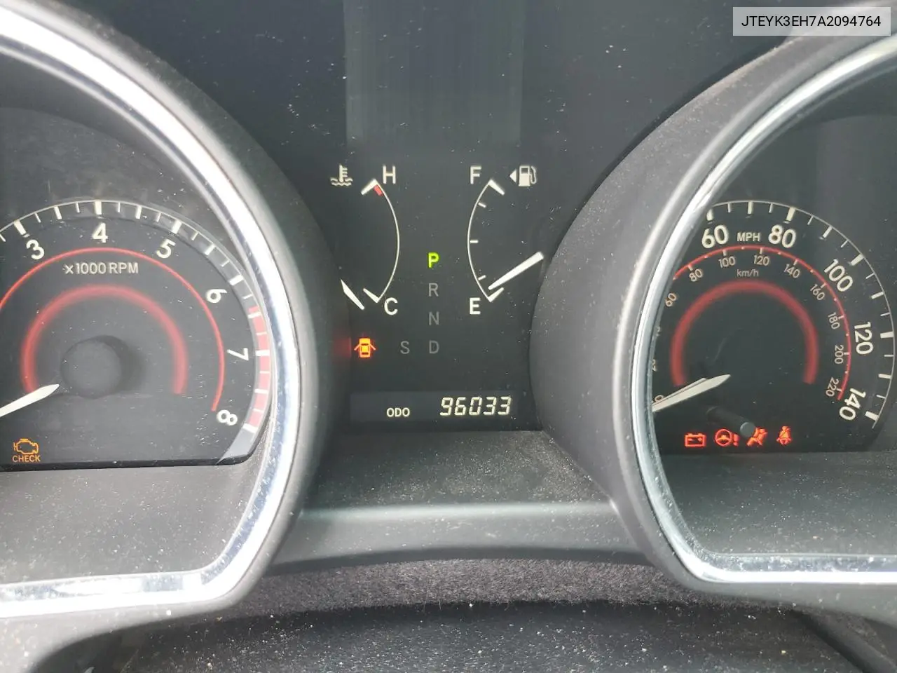 JTEYK3EH7A2094764 2010 Toyota Highlander Limited