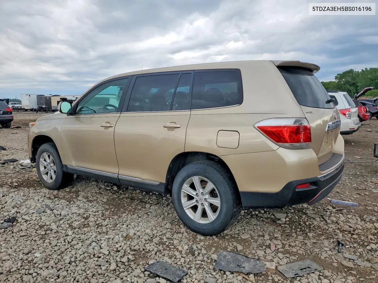 2011 Toyota Highlander Base VIN: 5TDZA3EH5BS016196 Lot: 58619156