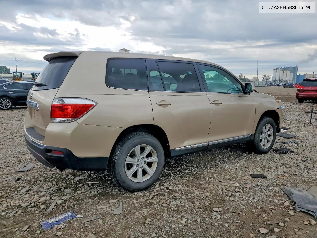2011 Toyota Highlander Base VIN: 5TDZA3EH5BS016196 Lot: 58619156