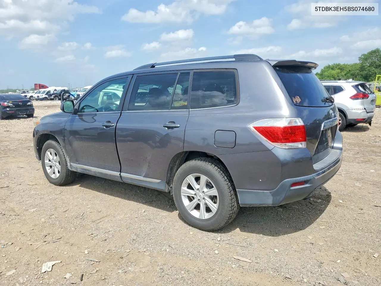 2011 Toyota Highlander Se VIN: 5TDBK3EH5BS074680 Lot: 59075246