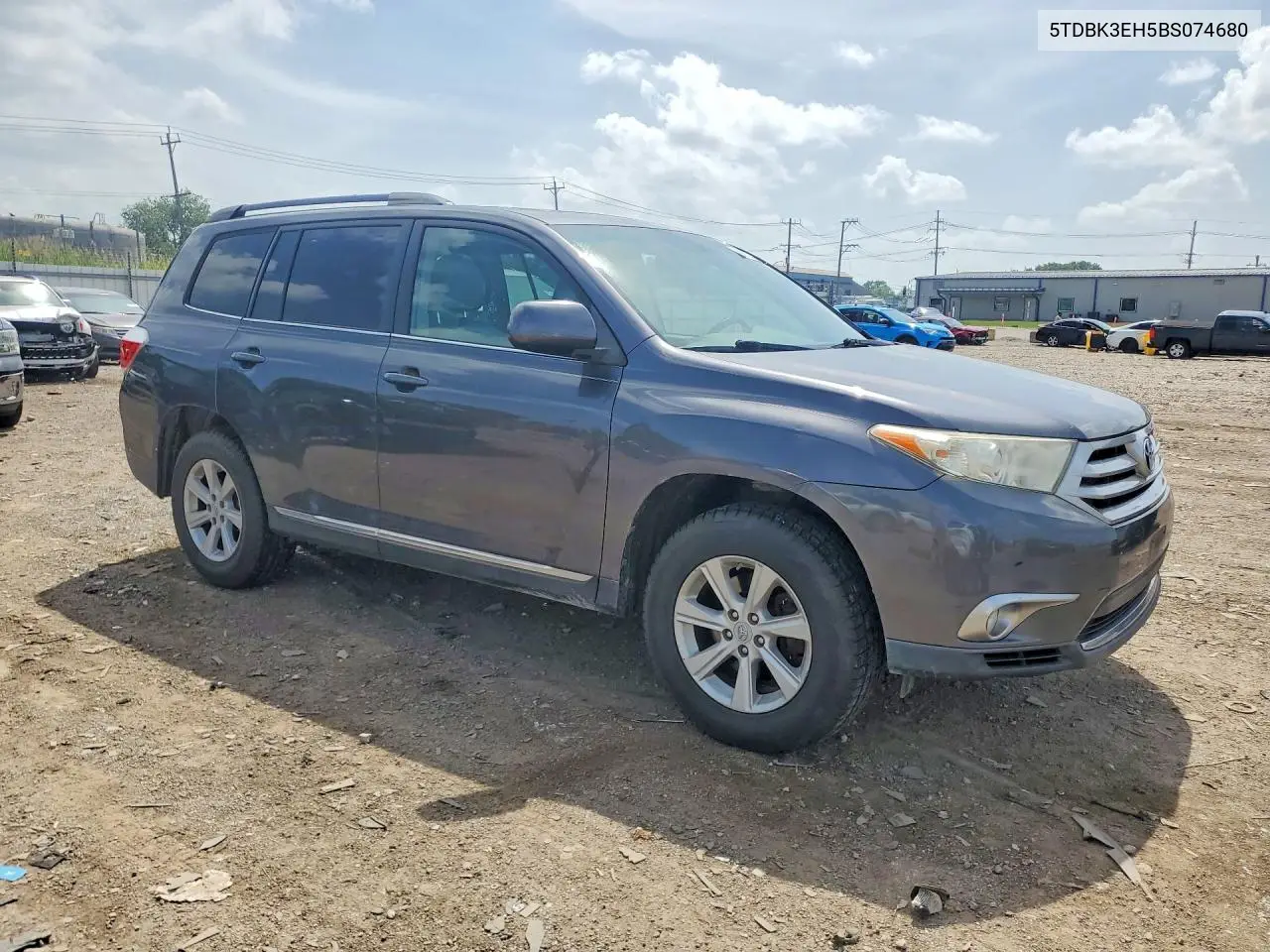 2011 Toyota Highlander Se VIN: 5TDBK3EH5BS074680 Lot: 59075246