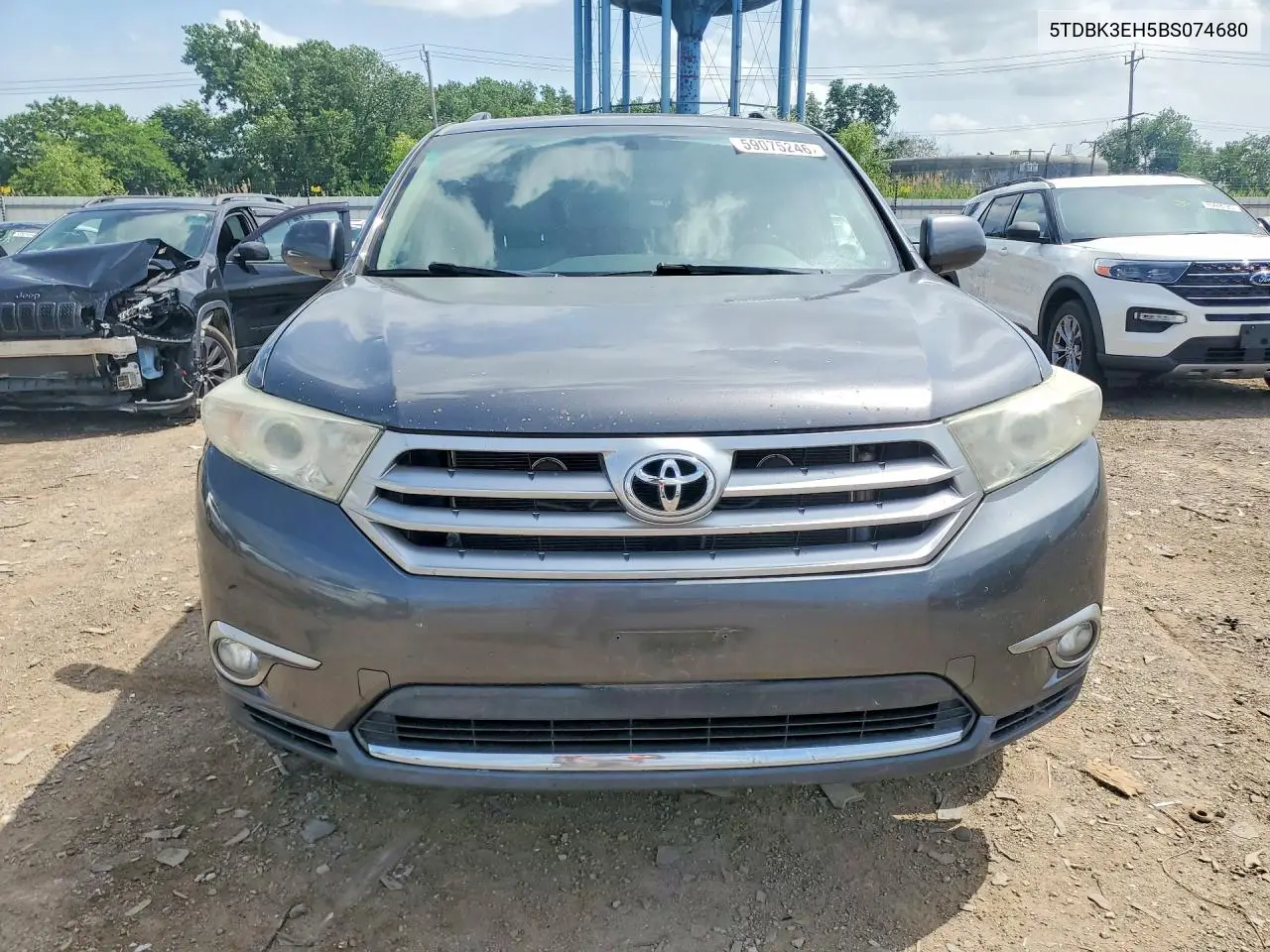 2011 Toyota Highlander Se VIN: 5TDBK3EH5BS074680 Lot: 59075246