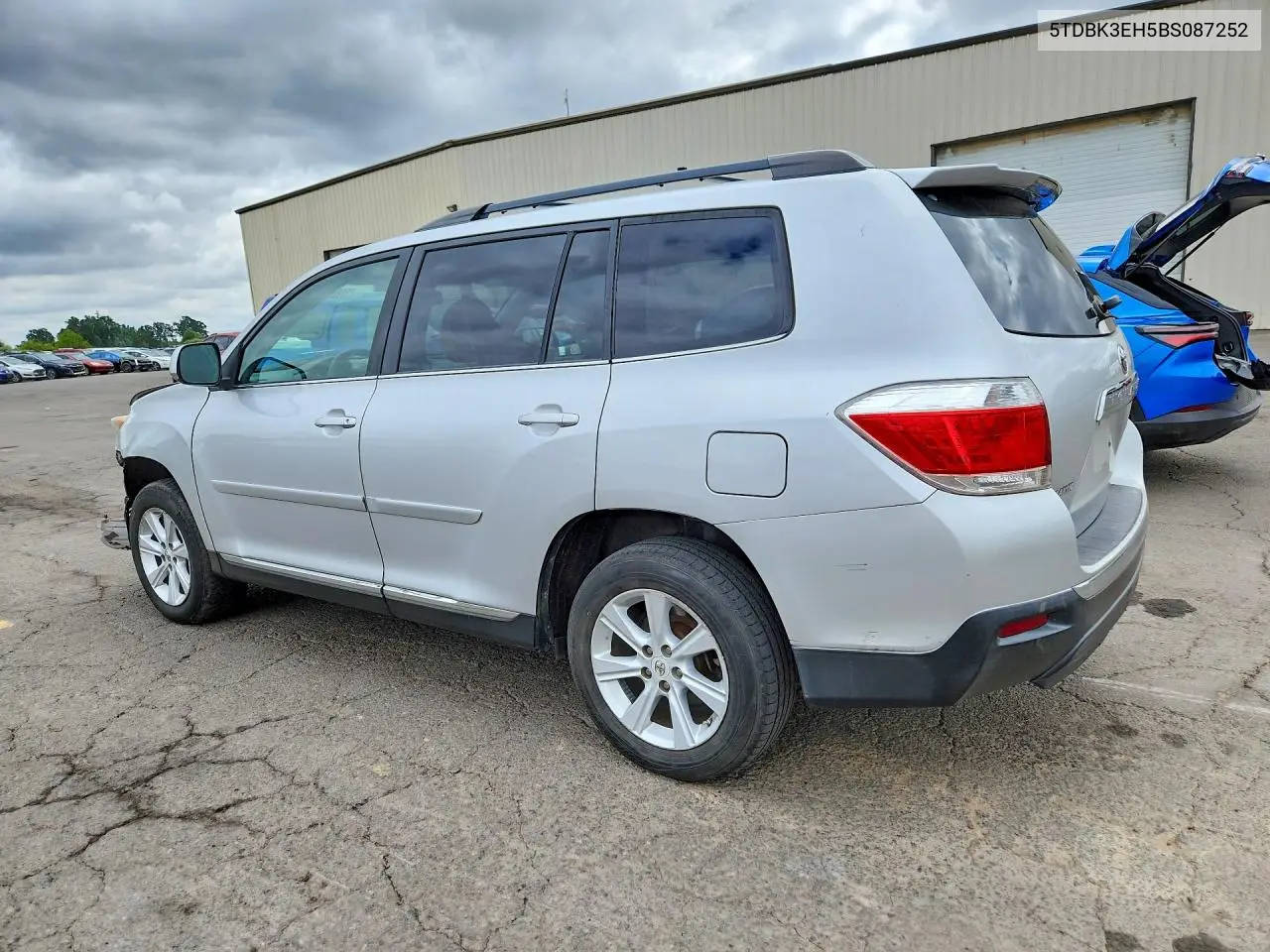 2011 Toyota Highlander Se VIN: 5TDBK3EH5BS087252 Lot: 59599746