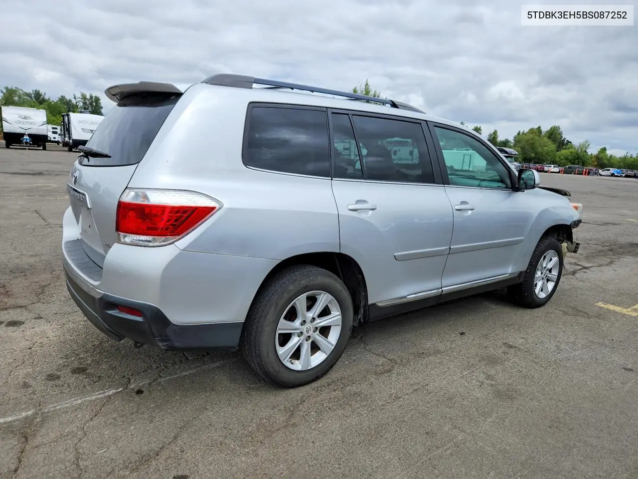 2011 Toyota Highlander Se VIN: 5TDBK3EH5BS087252 Lot: 59599746