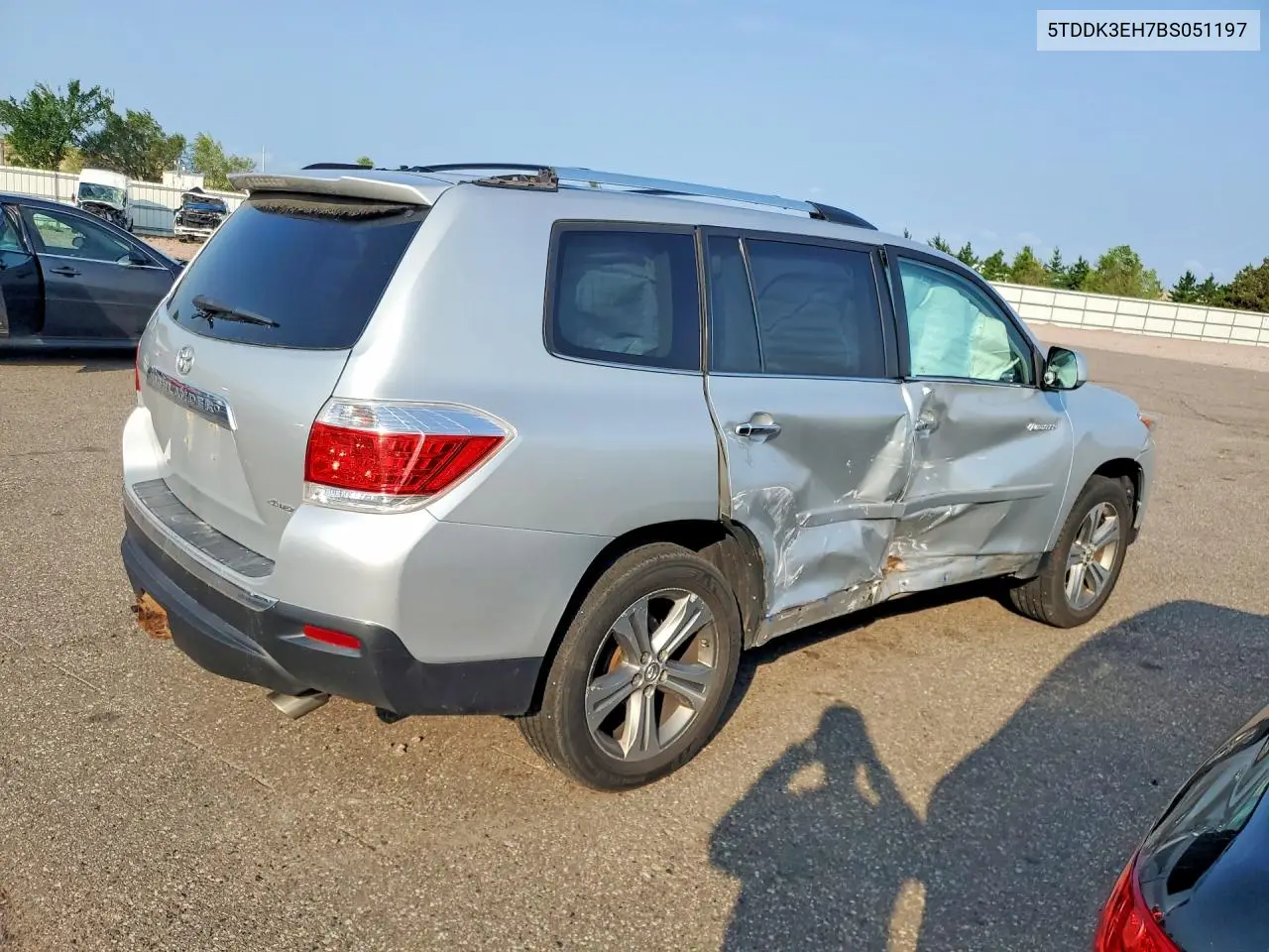 2011 Toyota Highlander Limited VIN: 5TDDK3EH7BS051197 Lot: 61688816