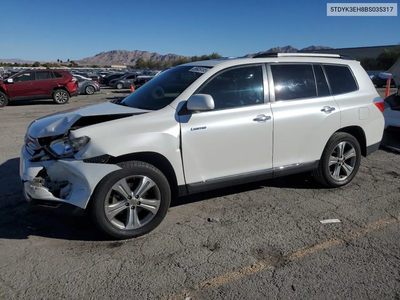 5TDYK3EH8BS035317 2011 Toyota Highlander Limited