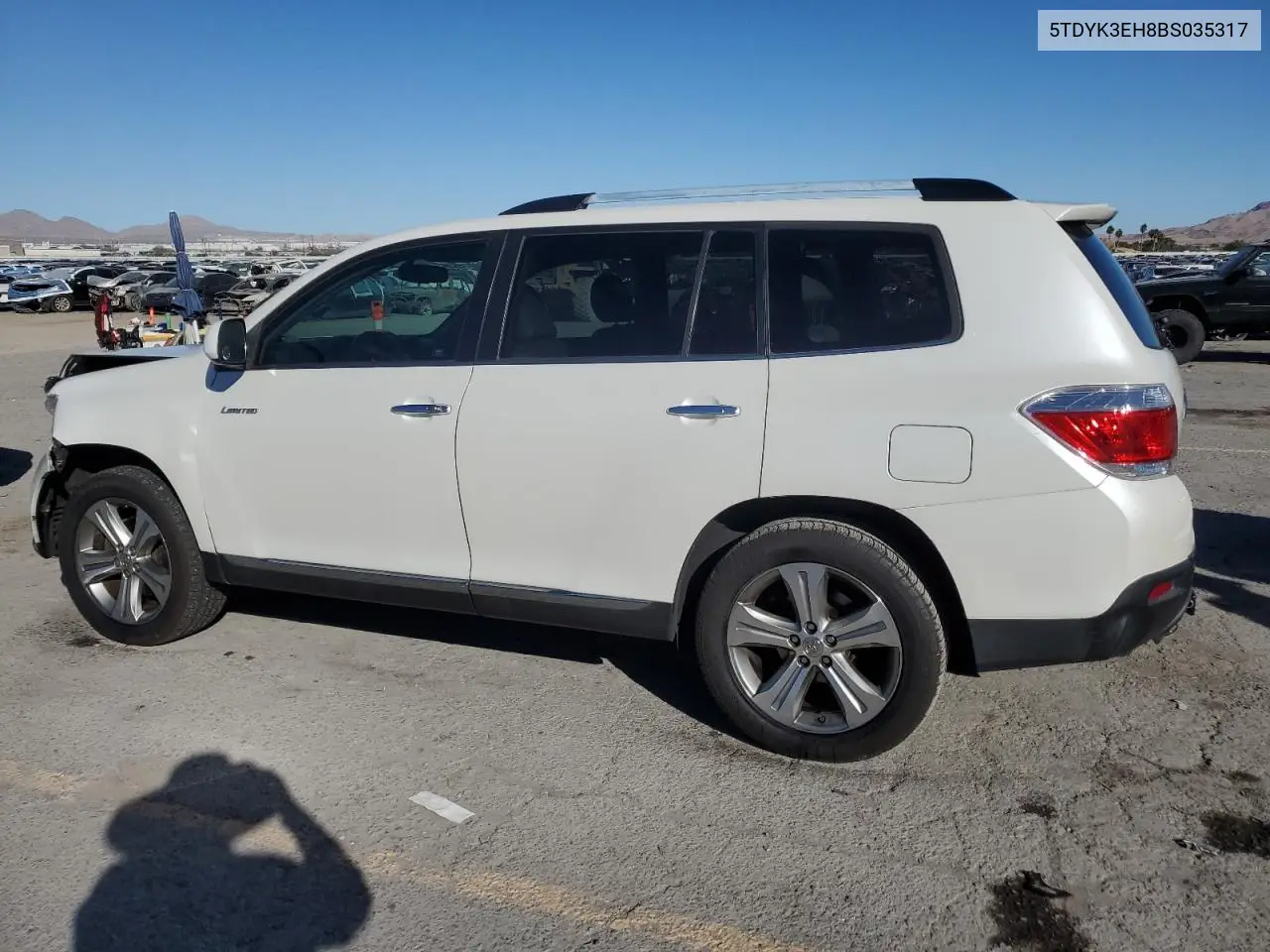 5TDYK3EH8BS035317 2011 Toyota Highlander Limited
