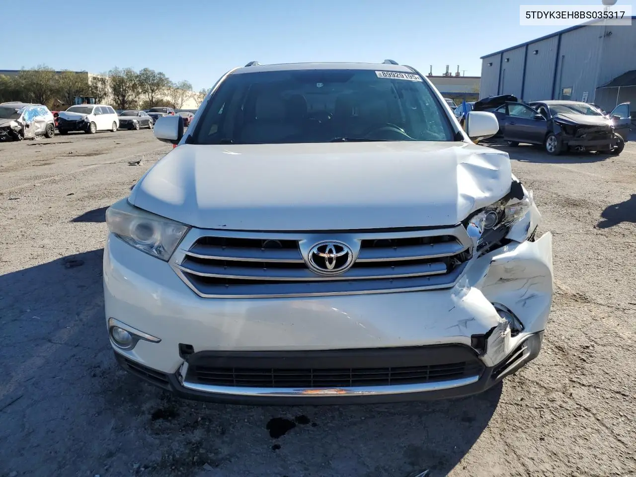 5TDYK3EH8BS035317 2011 Toyota Highlander Limited