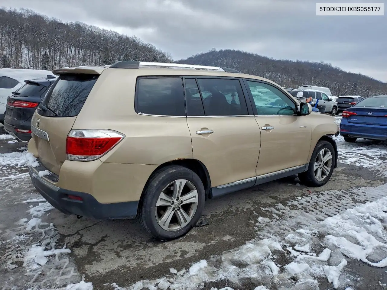 5TDDK3EHXBS055177 2011 Toyota Highlander Limited