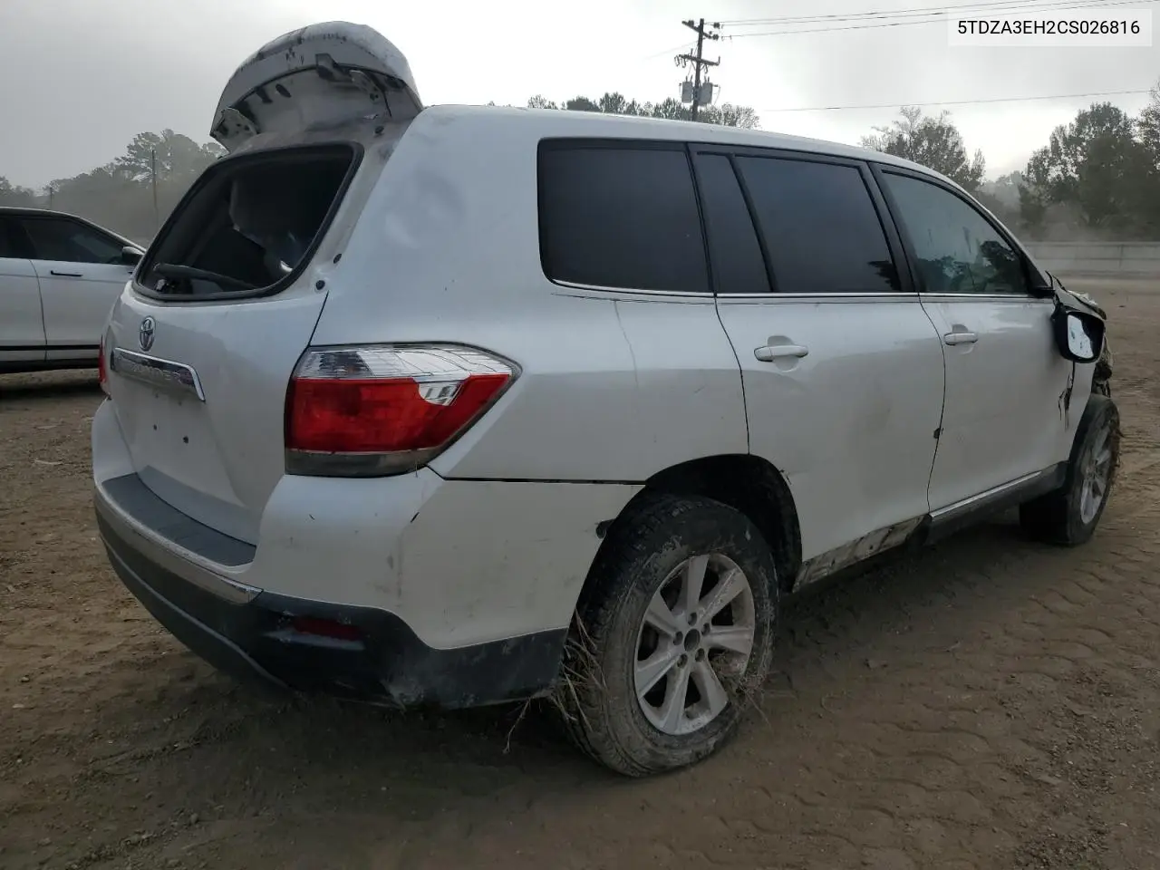 5TDZA3EH2CS026816 2012 Toyota Highlander Base
