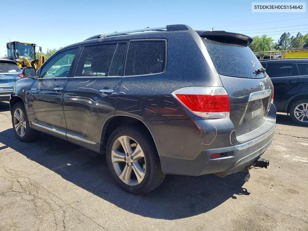 2012 Toyota Highlander Limited VIN: 5TDDK3EH0CS154642 Lot: 57313256